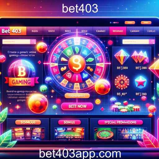 Descubra os Bônus Especiais do Bet403: A Nova Sensação em Jogos Online